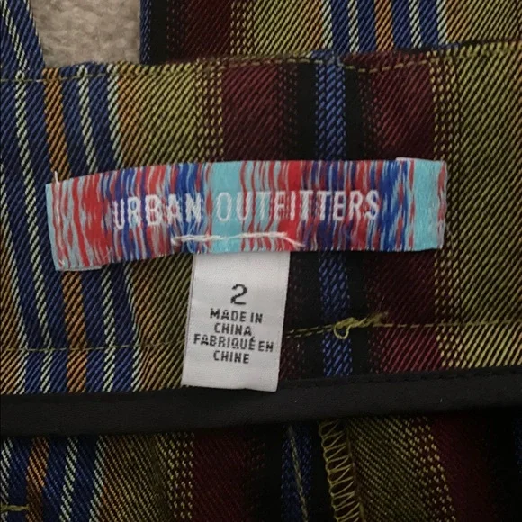 Urban outfitters size 2 striped pants - Picture 3 of 7